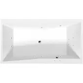 Polysan Quest Whirlpoolbad, 190x100x49cm, Active Hydro, chroom
