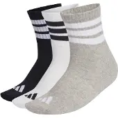 Adidas Sportsokken 'Ess' grijs / zwart / wit