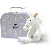 Steiff Eenhoorn Unica, 20 cm, met koffer, modelnummer 708015