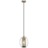 Kichler LED Hanglamp Asher II | 1X E27 Max 60W | Dimbaar | Antique Pewter