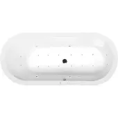 Polysan Astra O whirlpoolbad, 165x75x48cm, Active Hydro-Air, chroom