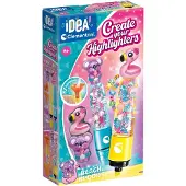 Clementoni Create Your Highlighters Beach Buddies - Kleurstift Markeerstiften Zelf Maken - Knutselpakket Stiften in Zomerse Kleuren - voor Kinderen