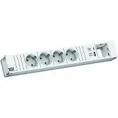 Bachmann CONI 4xCEE7/3 1xUSB A/C 22W 1xCM 0,2m GST18 RAL9010