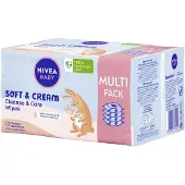 Nivea BABY CHUSTECZKI NAWILŻANE SOFT&CREAM 4X57 SZT.