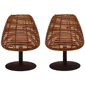 Lumisky Set van 2 draadloze tafellampen H25CM BOHEME