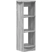 vidaXL Bijzetkast Grijs sonoma 40 x 40 x 100 cm Geconstrueerd hout