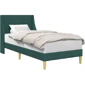 vidaXL Bedframe Effen met hoofdeinde verbindingplaat