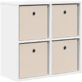 vidaXL Dressoir Wit 59,5 x 27 x 57 cm