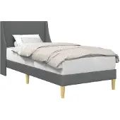 vidaXL Bedframe Effen met hoofdeinde verbindingplaat