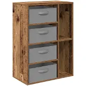 vidaXL Dressoir Oud hout 60 x 33,5 x 84 cm
