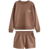 Next Huispak chocoladebruin / rosa