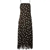 MSCH Copenhagen Jurk 'Jionna Irida' lichtbeige / donkerbruin