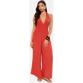 Lipsy Jumpsuit oranjerood