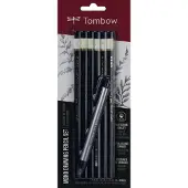 Tombow Mono set pencil x6 + precision eraser x1