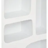 Atmosphera Wandplank Rivi - Wit - 45 x 65 cm