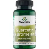 Swanson Health , Quercetine & Bromelaan, 100 Capsules