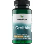 Swanson Health L-ornithine 500 mg - 60 vegan capsules