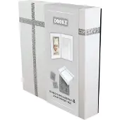 Dooky 2D Baby Hand- en Voetafdruk Lijst met Memory Box – Foto en Klei Afdrukken – Huidvriendelijk & Eenvoudig te Maken – Kraam- of Cadeau Geschenk