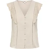 ONLY Blouse 'ONLMETTE' lichtbeige
