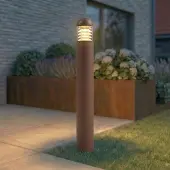 LUCANDE Buitenverlichting , Skagena, Roestbruin, Terras, Aluminium, Modern