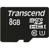 Transcend Premium microSDHC-kaart Industrial 8 GB Class 10, UHS-I Incl. SD-adapter