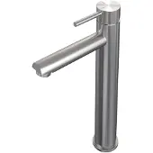 Brauer Brushed Edition Verhoogde Opbouw Wastafelmengkraan Model A RVS Geborsteld PVD