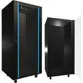 Extralink EX.14749 rack 27U Vrijstaande rek Zwart