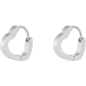 Yehwang Oorbellen Basic Hart zilver S