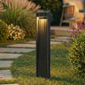 LUCANDE Buitenverlichting , Tavion, Zwart, Terras, Aluminium, Modern