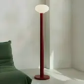 Aldex Design vloerlamp Flo, rood, Woon-/ Eetkamer, metaal, Design, vloerlamp
