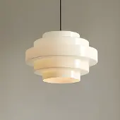 Aldex Hanglamp Filo, dimbaar, wit / opaal, Woon-/ Eetkamer, Glas, Scandinavisch, hanglamp