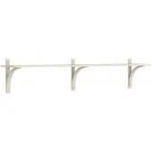 Swedese Levi plankrek 1 plank Witgepigmenteerd essen-aluminium, 180 cm