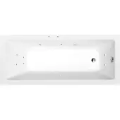 Polysan Noemi Whirlpoolbad, 150x80x39cm, Active Hydro, chroom