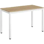 Leobert TESSA tafel 120cm x 60cm - eiken / witte poten