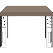 Syfax Wandprieel 3x3x2,5 m taupe