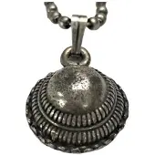 Zeeuws Meisje - Zeeuwse knop hanger bolhoed met bolletjesketting