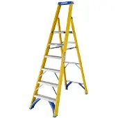 Kippers Rijssen Fiberglass Trap Werner platform stepladder | 1x6 - 7170618