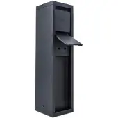 Lutec Buitenlampenpaal met 2 SCHUKO-aansluitingen | IP54, zwart, MAINS 9702201012