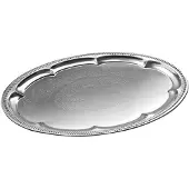 Aps Serveerschaal - Metaal - 46 x 34cm - Ovaal - Vaatwasserbestendig - Breukvast - Stapelbaar