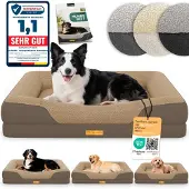 ELONEO Orthopedisch Hondenbed – M – Bruin
