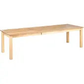 Beliani MADURA - Uitschuifbare eettafel - Lichtbruin - 180/280 x 100 cm - MDF