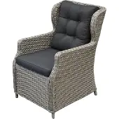AVH-Collectie Ibiza dining tuinstoel grijs wicker