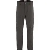 Fjall Raven Broek Men Travellers MT Zip-off Trousers Dark Grey-Maat 48