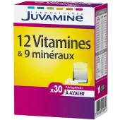 Juvamine 12 Vitaminen en 9 Mineralen 30 Tabletten