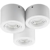 LINDBY Plafondlamp Jyla, dimbaar, wit / opaal, Woon-/ Eetkamer, metaal, Modern, plafondlamp