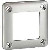 Legrand Plaque ik10 programme soliroc 1 poste 110x110 mm - - gris
