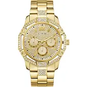 GUESS Analoog horloge 'REGAL' goud / transparant