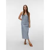 Vero Moda Jurk 'VMSelma' saffier / wit