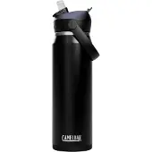 CamelBak Thrive Flip Straw Drinkfles - 750 ml - RVS - Met Rietje - Isolatie Waterfles - Zwart