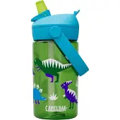 CamelBak Thrive Flip Straw Drinkfles Kids - 400 ml - Met Rietje - Waterfles - Groen (Hip Dinos)